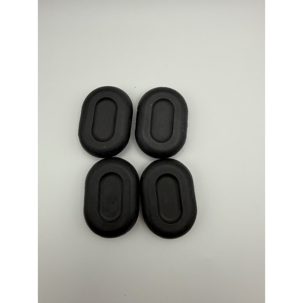 4pc Black EPDM Rubber Oval Grommets K2 Series Automotive Hole Plugs Seals